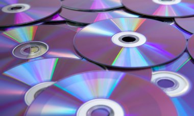Data and DVDs clipart