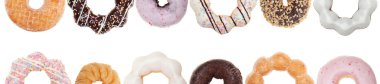 renkli donut kenarlık