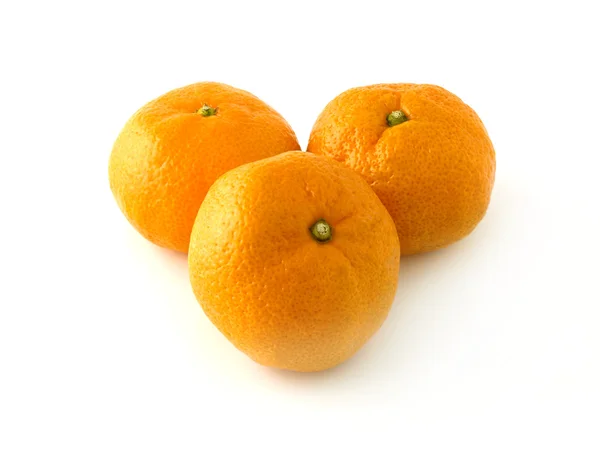 Drie mandarijnen — Stockfoto