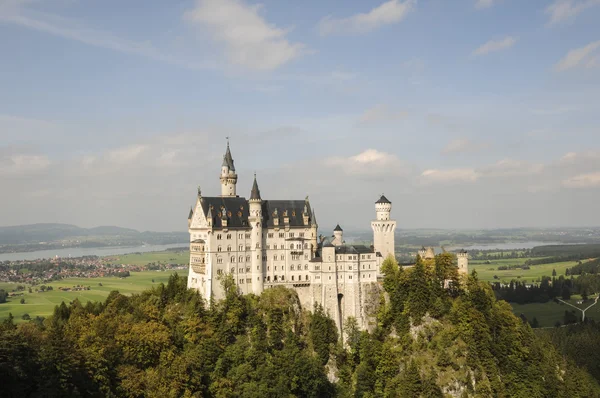 Almanya, Bavyera 'daki Neuschwanstein Şatosu Stok Fotoğraf