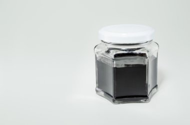 yağ içinde örneği ile kapalı cam.