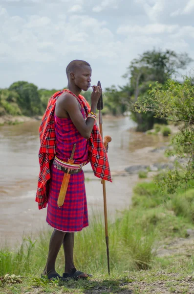 Maasai άνθρωπος Royalty Free Εικόνες Αρχείου