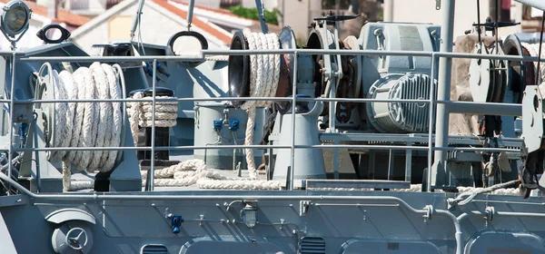船のアンカー システム — ストック写真