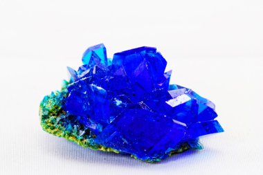 Crystals of blue vitriol - Copper sulfate clipart