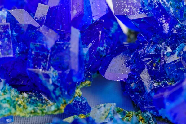 Crystals of blue vitriol - Copper sulfate — Stock Photo, Image