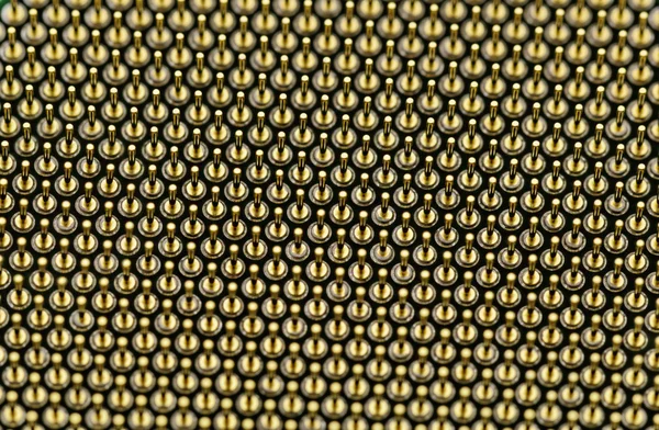 Pinos de CPU imagem close-up — Fotografia de Stock