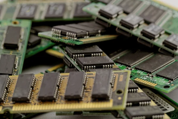 Many different computer memory modules — Stock Photo, Image