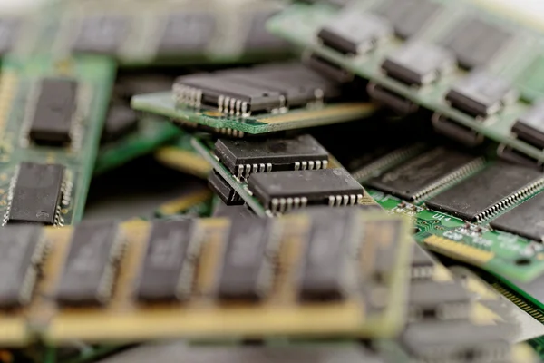 Many different computer memory modules — Stock Photo, Image