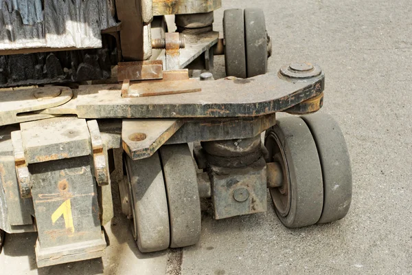 Solid rubber wheels — Stock Photo, Image