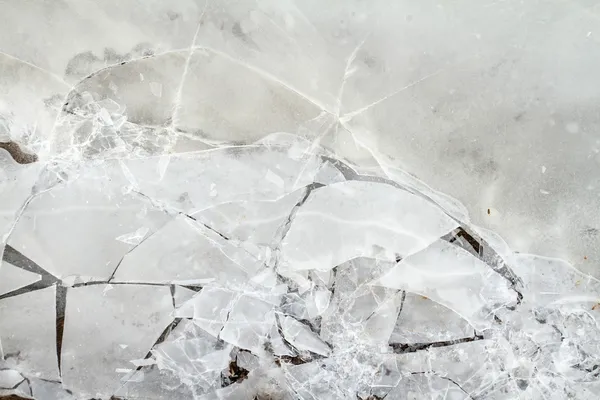 Gelo no chão congelado — Φωτογραφία Αρχείου
