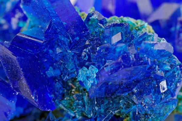 Кристали синього вітрила - мідний сульфат — стокове фото