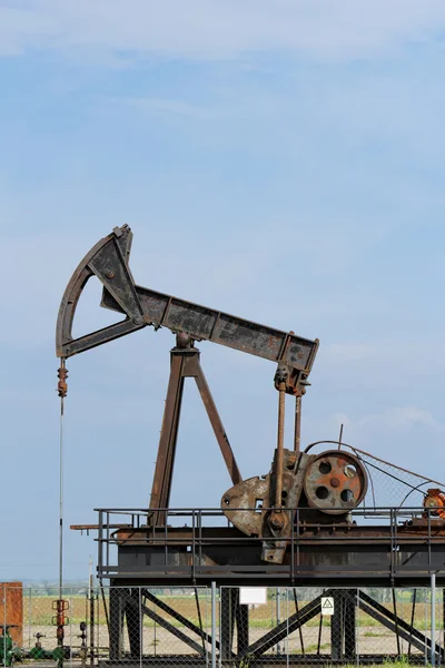 Olja pump jack — Stockfoto