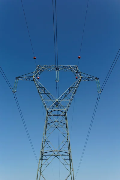 Detail of electricity pylon — Stock Photo, Image