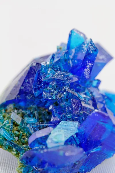 Crystals of blue vitriol - Copper sulfate — Stock Photo, Image