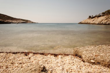 yunanistan kayalık plaj, thassos