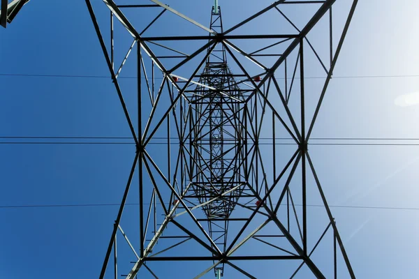 Detail of electricity pylon — Stock Photo, Image