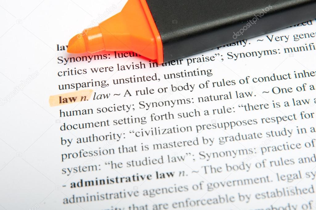 Law translation dictionary