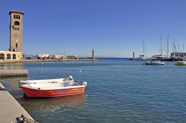 Yunanistan, Rodos. mandraka'nın bağlantı noktası