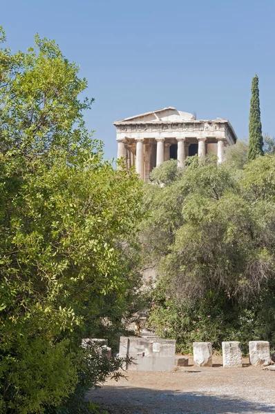 Greece. Athens. Acropolis. Old temple Agora — Stock Photo, Image
