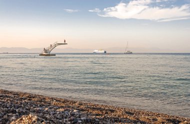 Yunanistan. Rhodes. Beach Elle