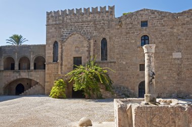Antik Bina eski şehir Rodos