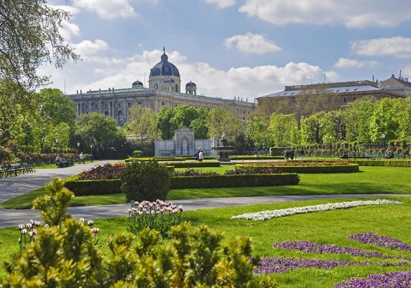 Österrike Wienområdet park Palace — Stockfoto