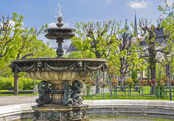 Österreich wien alter brunnen — Stockfoto