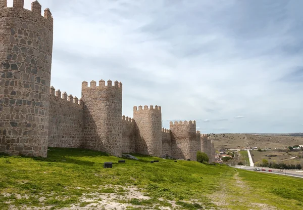 Spanien avila city-fästning — Stockfoto