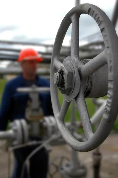 Gas refinery — Stock Photo, Image