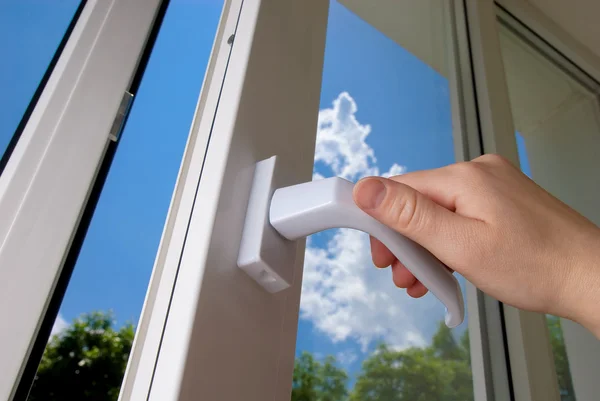 Plastic window — Stock Photo, Image