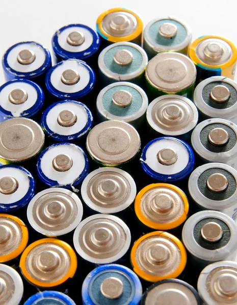 Used rechargeable batteries — Stock Photo, Image