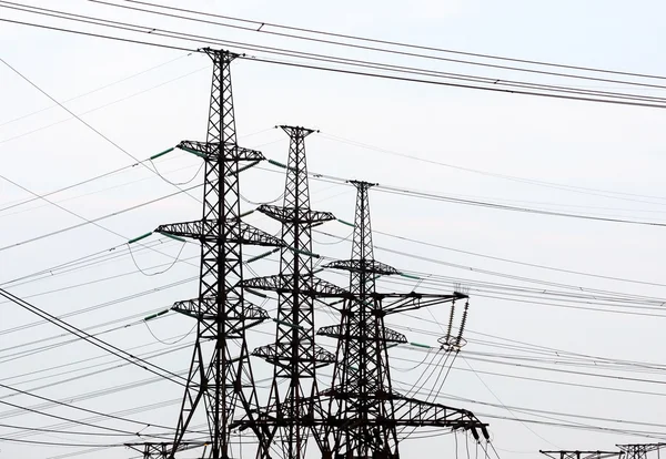 Electric power transmission — Stock Photo, Image