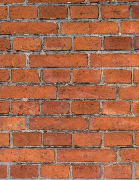 Oude Rode Baksteen Stad Blinde Muur Achtergrond Daglicht — Stockfoto