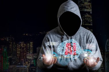 Çevrimiçi hacker Kişisel bilgileri, finans, bankalar, bankalar, interbankacılık, Wi-Fi üzerinden insanların şifreleri ve gelecekte cep telefonları bulmak.