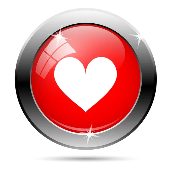 Серце кнопки — стоковий вектор