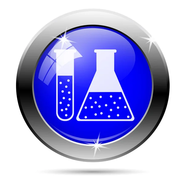 Chemie buisjes knop — Stockvector