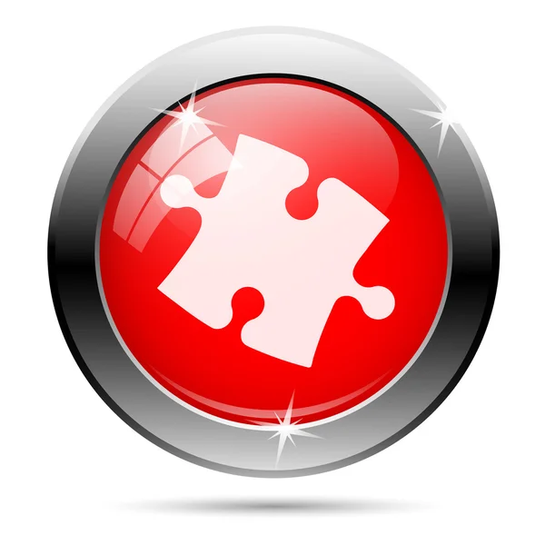 Puzzle piece icon — Stock Photo, Image