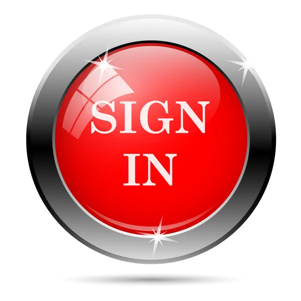 Sign in icon — Stockfoto