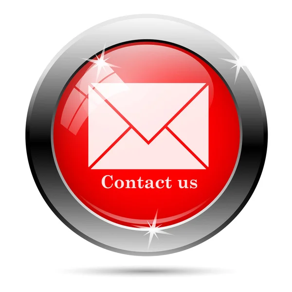 Contact us icon — Stock Photo, Image