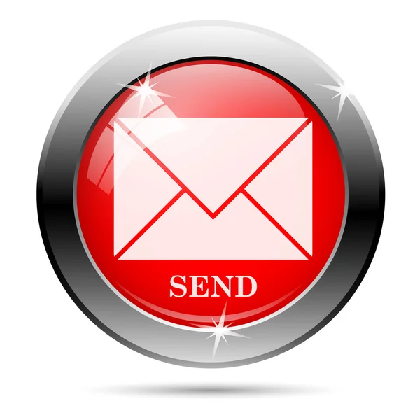 Skicka mail-symbolen — Stockfoto