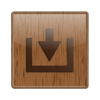 ahşap parlak simgesi