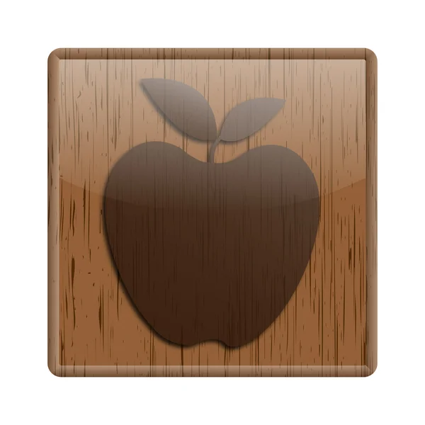 Holz glänzende Ikone — Stockfoto