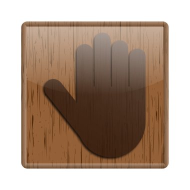 ahşap parlak simgesi