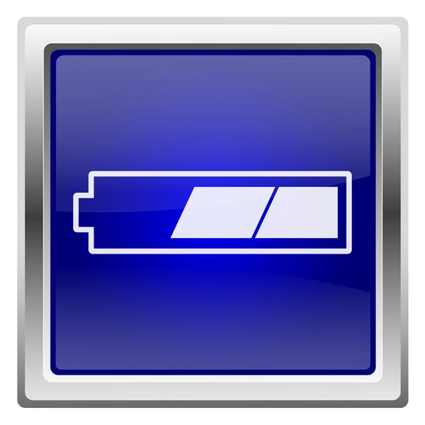 Blue shiny icon — Stock Photo, Image