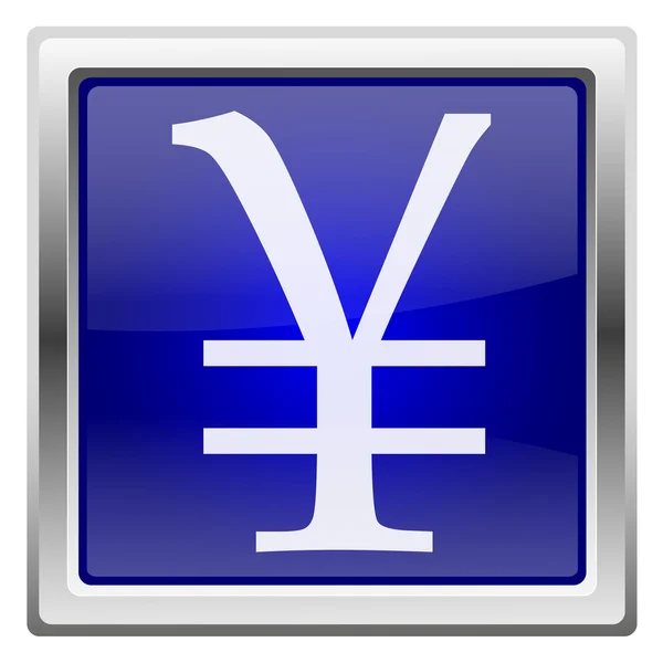 Blue shiny icon — Stock Photo, Image