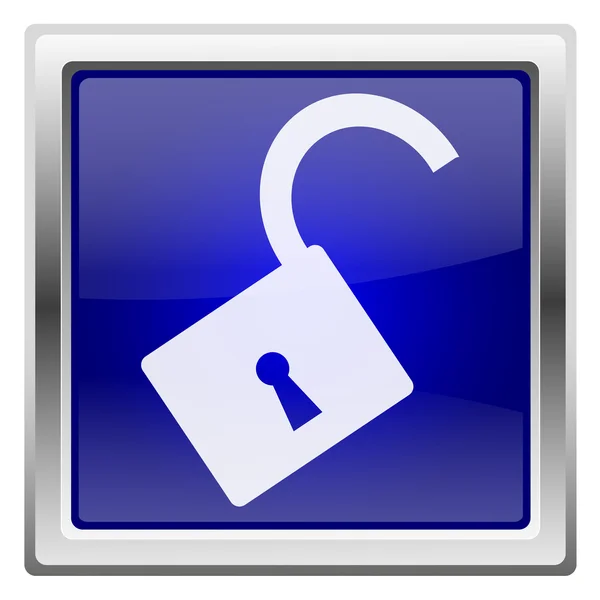 Blue shiny icon — Stock Photo, Image