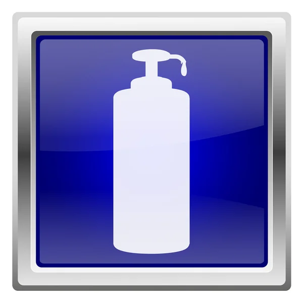 Blue shiny icon — Stock Photo, Image