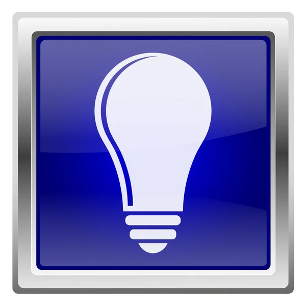 Blue shiny icon — Stock Photo, Image