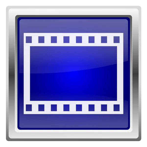 Blå blanka ikonen — Stockfoto