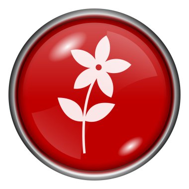 kırmızı yuvarlak parlak simge